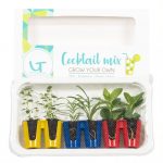 The Gardians Cocktail Mix-Grow Herbs in Your Home-Mint, Rosemary, Lemon Thyme,